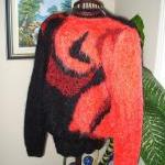 Ready To Be Shipped/ Black And Red Days Sweater-..
